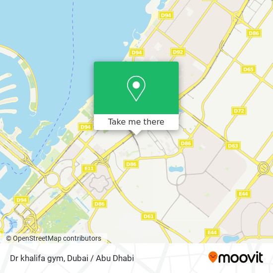 Dr khalifa gym map