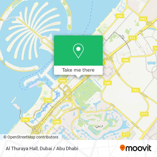 Al Thuraya Hall map