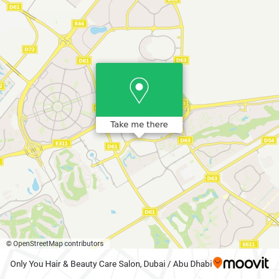 Only You Hair & Beauty Care Salon map