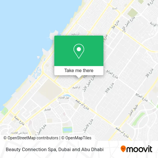 Beauty Connection Spa map
