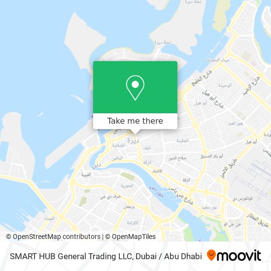 SMART HUB General Trading LLC map