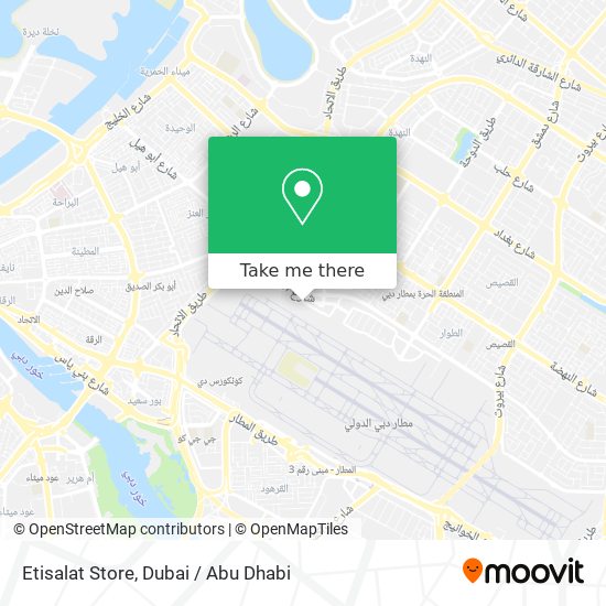 Etisalat Store map