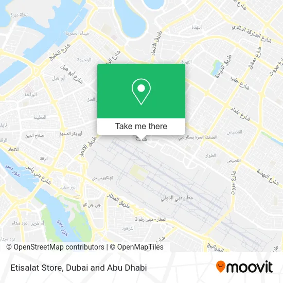 Etisalat Store map