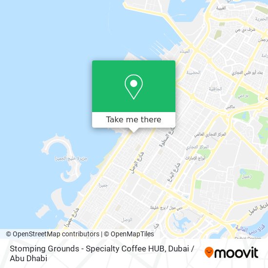 Stomping Grounds - Specialty Coffee HUB map