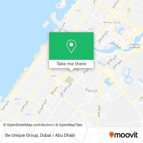 Be Unique Group map