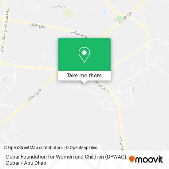 Dubai Foundation for Women and Children (DFWAC) map