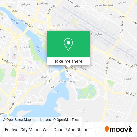 Festival City Marina Walk map