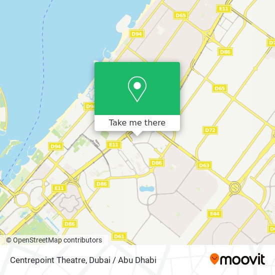 Centrepoint Theatre map