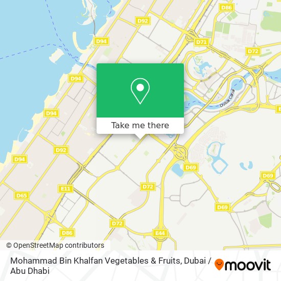 Mohammad Bin Khalfan Vegetables & Fruits map