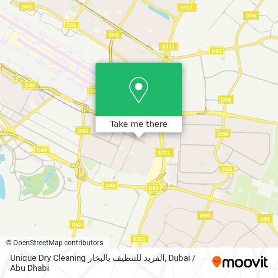 Unique Dry Cleaning الفريد للتنظيف بالبخار map