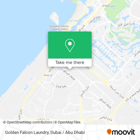 Golden Falcon Laundry map