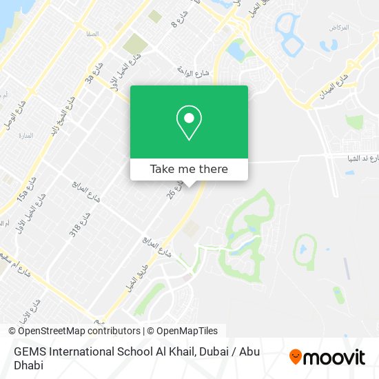 GEMS International School Al Khail map