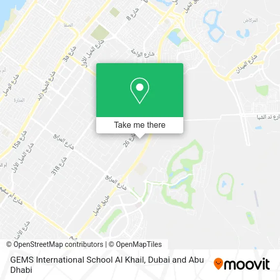 GEMS International School Al Khail map