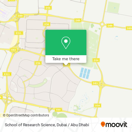 School of Research Science map