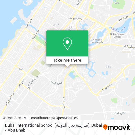 Dubai International School (مدرسة دبي الدولية) map