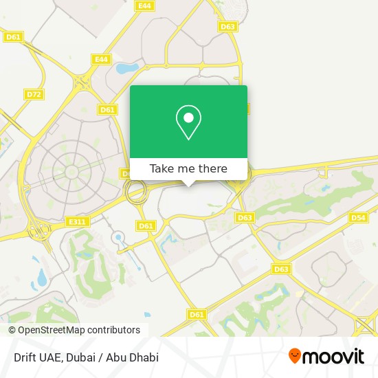 Drift UAE map