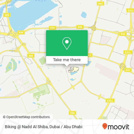 Biking @ Nadd Al Shiba map