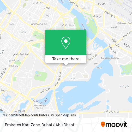 Emirates Kart Zone map