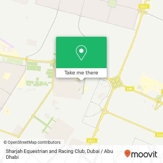 Sharjah Equestrian and Racing Club map