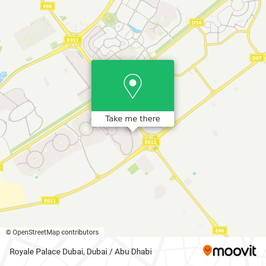 Royale Palace Dubai map