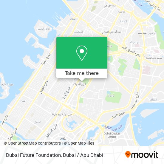Dubai Future Foundation map