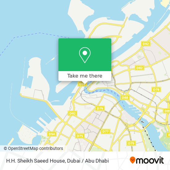 H.H. Sheikh Saeed House map