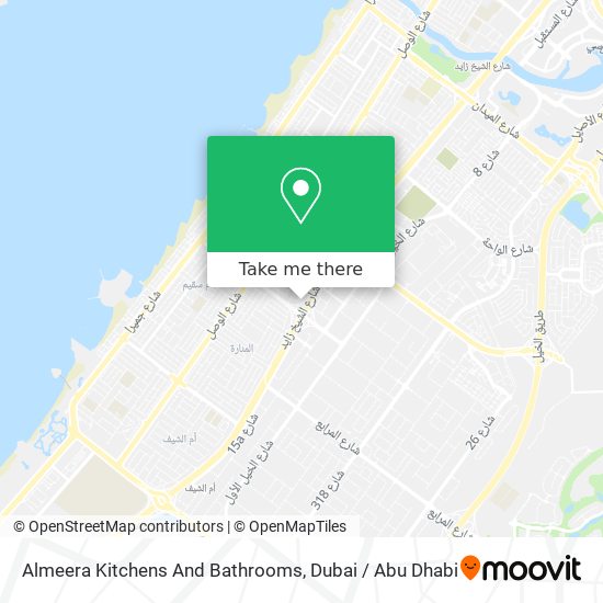 Almeera Kitchens And Bathrooms map