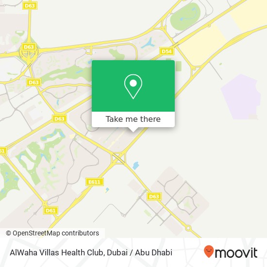 AlWaha Villas Health Club map