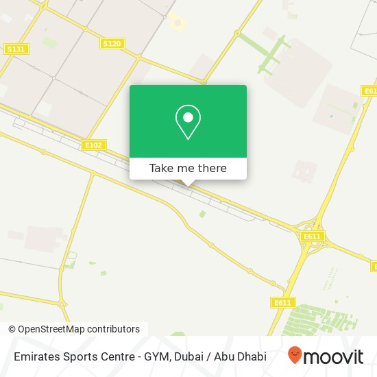 Emirates Sports Centre - GYM map
