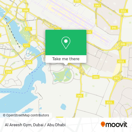 Al Areesh Gym map