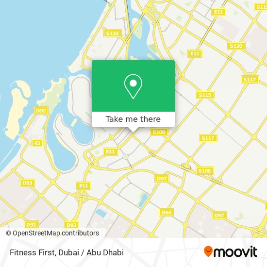 Fitness First map