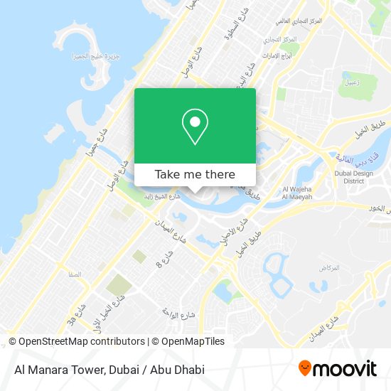 Al Manara Tower map