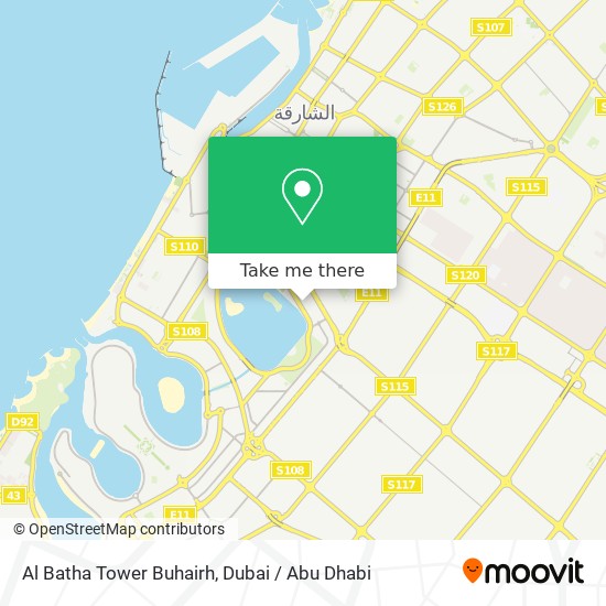 Al Batha Tower Buhairh map