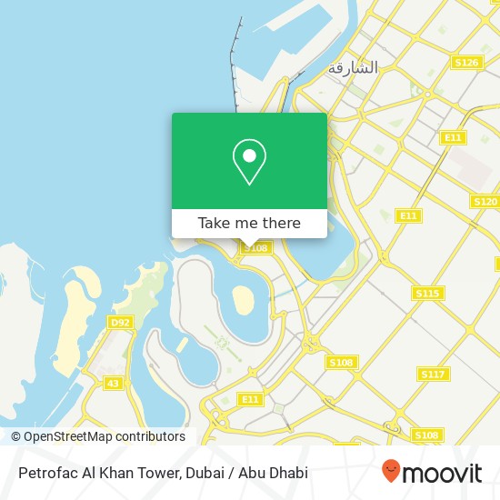 Petrofac Al Khan Tower map