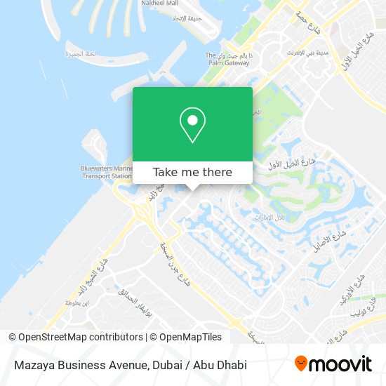 Mazaya Business Avenue map
