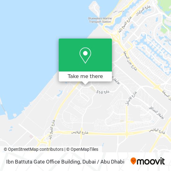 Ibn Battuta Gate Office Building map