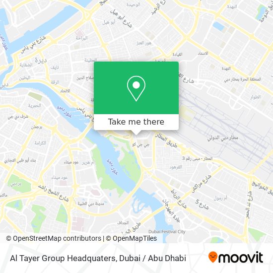 Al Tayer Group Headquaters map