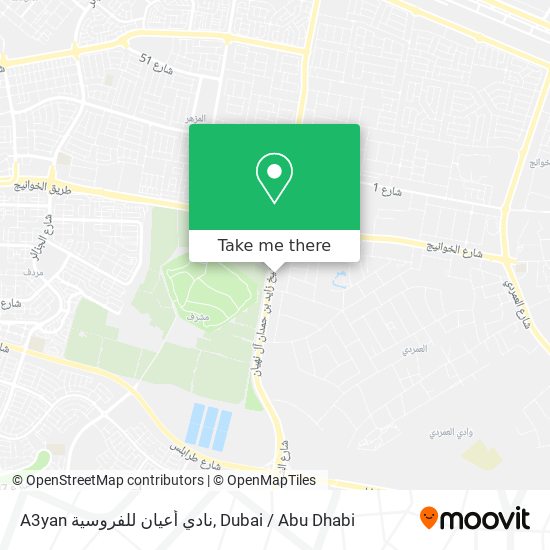 A3yan نادي أعيان للفروسية map