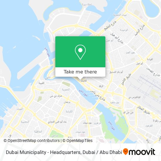 Dubai Municipality - Headquarters map
