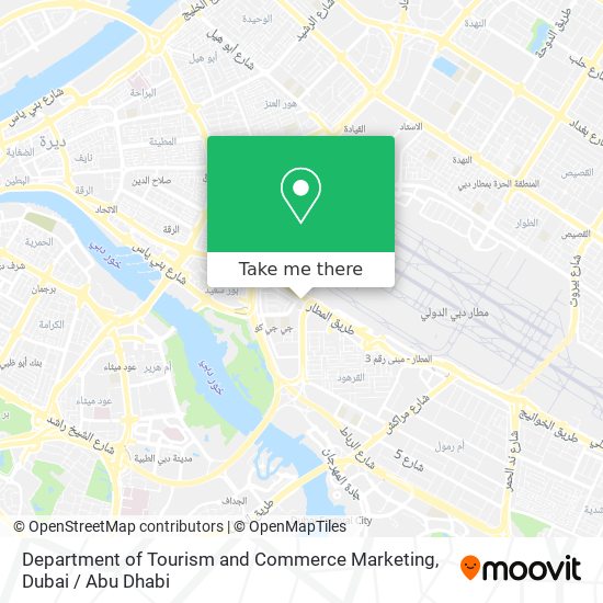 Department of Tourism and Commerce Marketing map