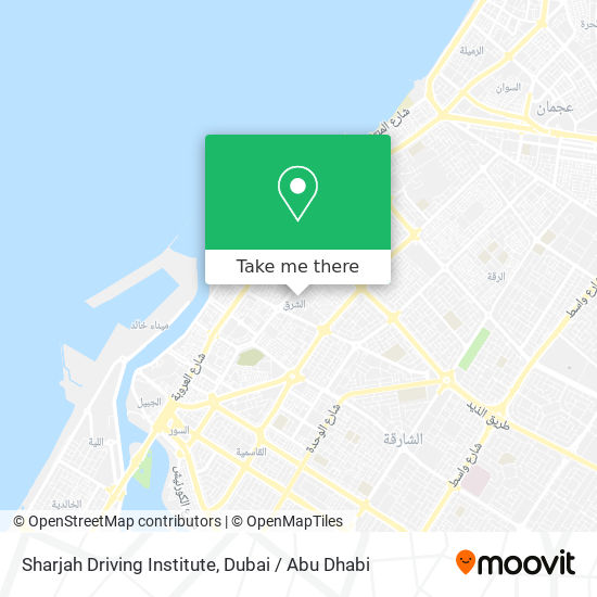 Sharjah Driving Institute map