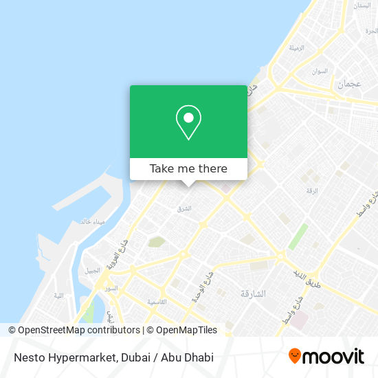 Nesto Hypermarket map