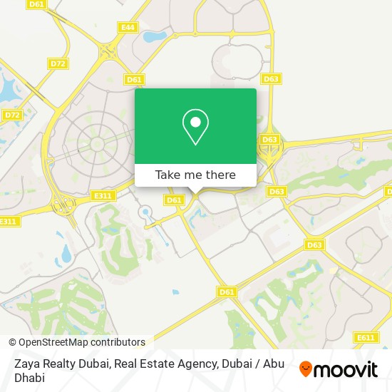 Zaya Realty Dubai, Real Estate Agency map