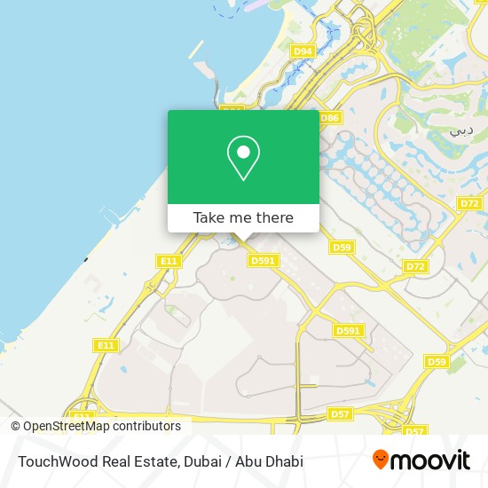 TouchWood Real Estate map