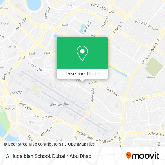 AlHudaibiah School map