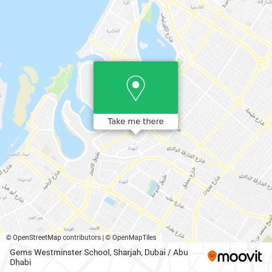 Gems Westminster School, Sharjah map