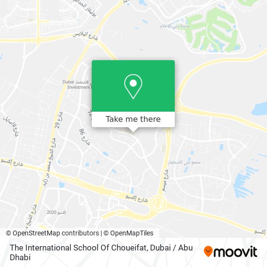 The International School Of Choueifat map