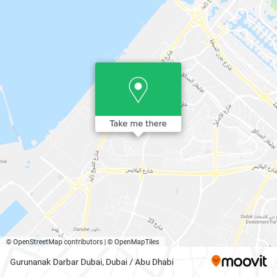 Gurunanak Darbar Dubai map