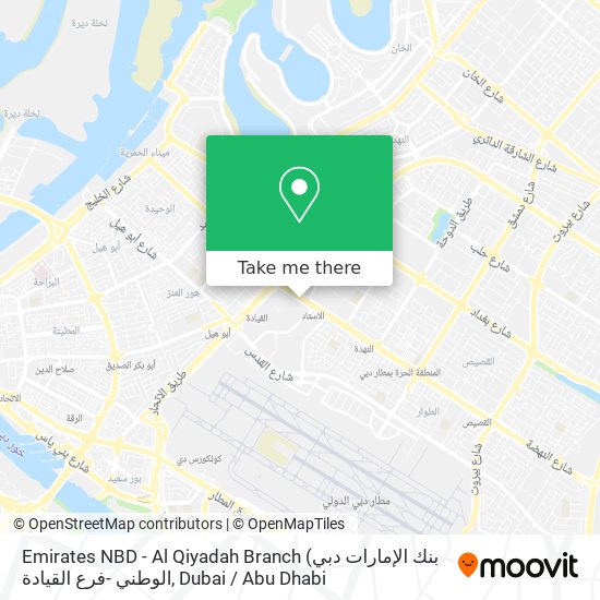 Emirates NBD - Al Qiyadah Branch map