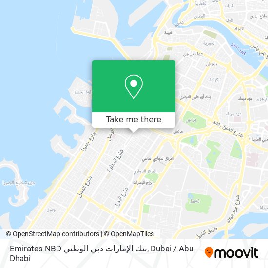 Emirates NBD بنك الإمارات دبي الوطني map